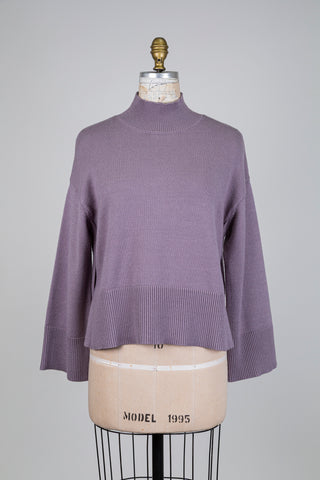 Chandail lavande en tricot (S)