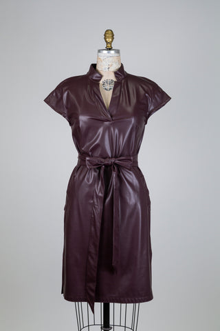 Robe Red Velvet en faux cuir (6)