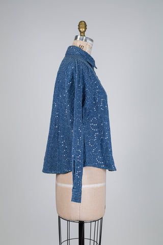 Sparkly Denim Blouse (6)