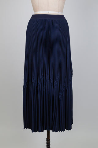 Jupe marine origami (6 à 10)