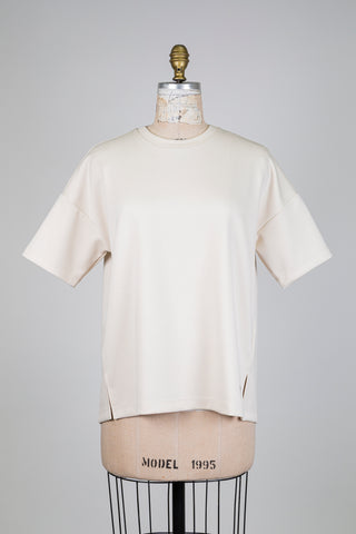 Cream Curved Seam Sweater (6-10)