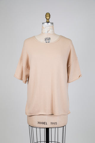 Chandail rose des sables en cachemire (6+)