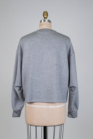 Ultra soft oversized gray sweater (S)