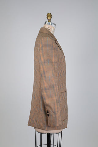 Blazer camel à motif prince de galle (6-10)