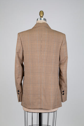 Blazer camel à motif prince de galle (6-10)