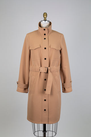 Nougat jacket with stand-up collar (S)