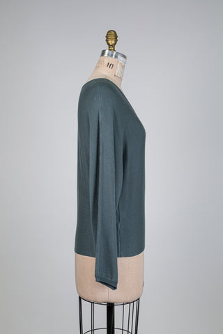 Chandail vert sarcelle douceur parfaite (S)