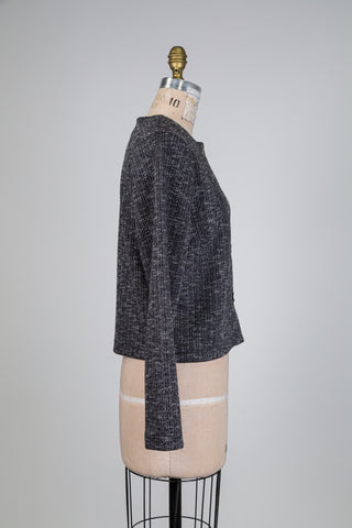 Veste en tissage N&B (S)