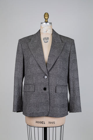 Black and white Prince of Wales blazer (12-14-16)