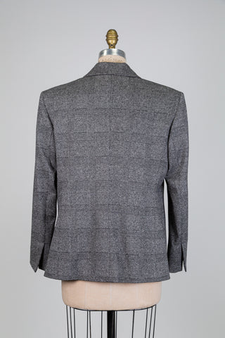 Blazer prince-de-galles noir et blanc (12-14-16)