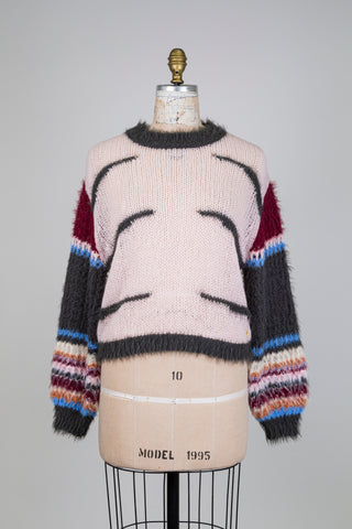 "Nonsense" knitted sweater!!! (S)
