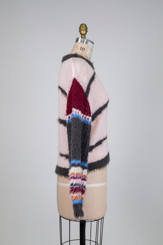 "Nonsense" knitted sweater!!! (S)