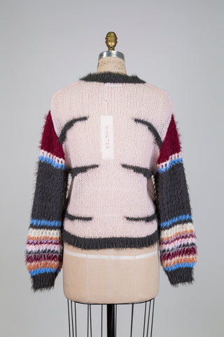 "Nonsense" knitted sweater!!! (S)
