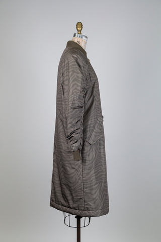 Bomber long vert zébré (6)