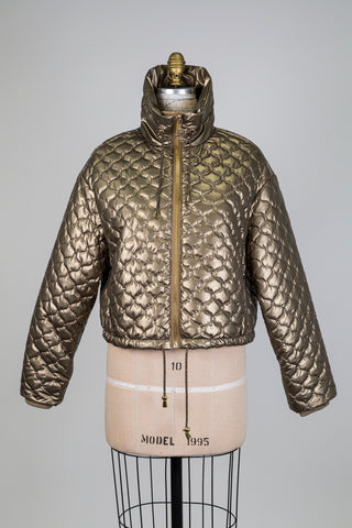 Manteau matelassé ruée vers l'or (6)