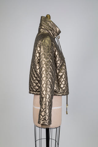 Manteau matelassé ruée vers l'or (6)