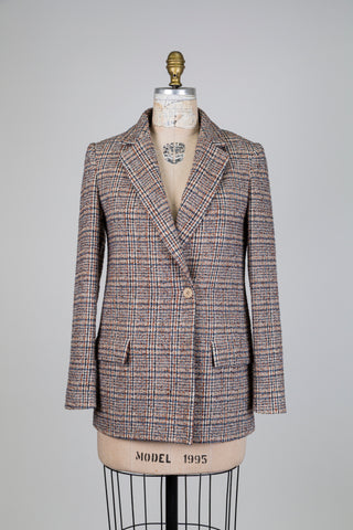 Veste tartan façon blazer (6)