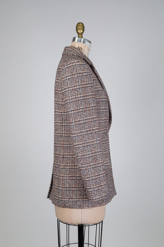 Veste tartan façon blazer (6)