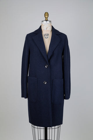 Manteau classique pure laine vierge bouillie (6+8)