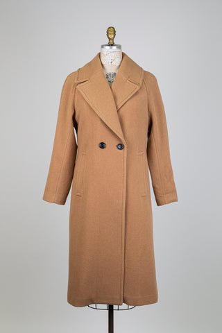 Manteau classique en feutre camel (S/M/L)