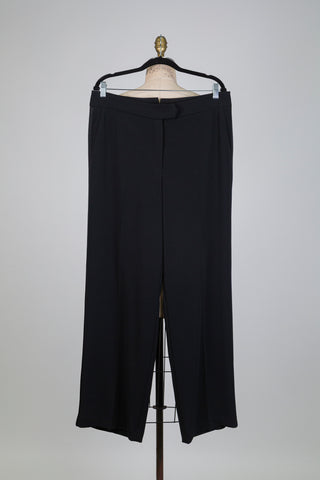Classic black tuxedo pants (14-16)