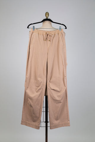 Pantalon sable à taille élastique  (6)
