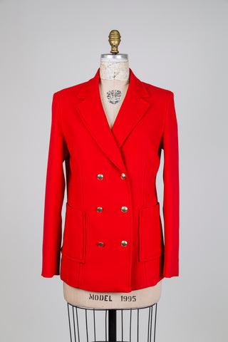 Bright Red Blazer (10)