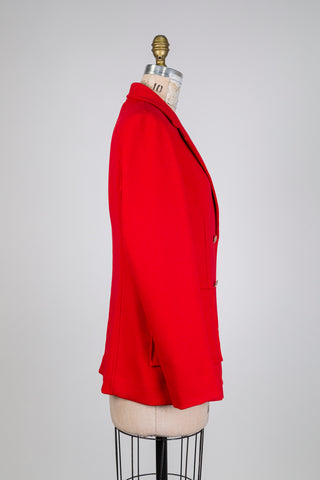 Bright Red Blazer (10)