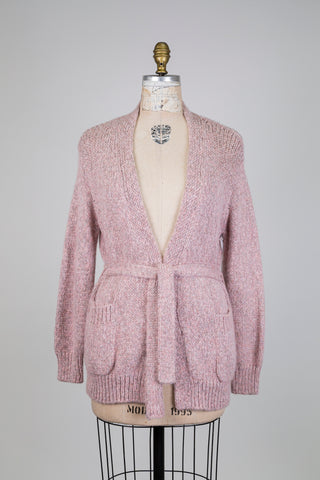 Soft pink sparkly knit jacket (6)