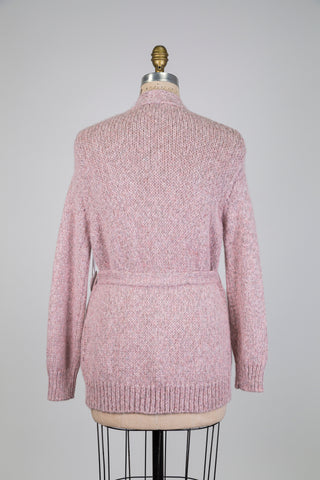 Soft pink sparkly knit jacket (6)
