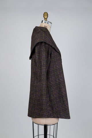 Prince of Wales jacket with a touch of mauve (S)