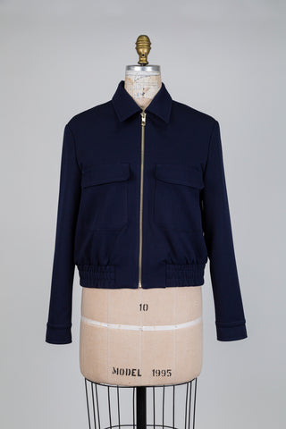 Veste courte marine classique (6)