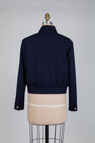 Veste courte marine classique (6)