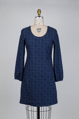 Robe tout-aller effet denim à jacquard damassé (XS à XL)