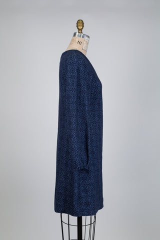 Robe tout-aller effet denim à jacquard damassé (XS à XL)