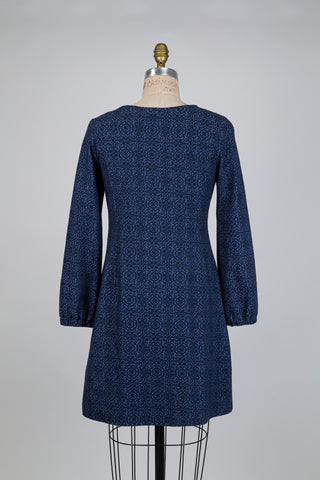 Robe tout-aller effet denim à jacquard damassé (XS à XL)