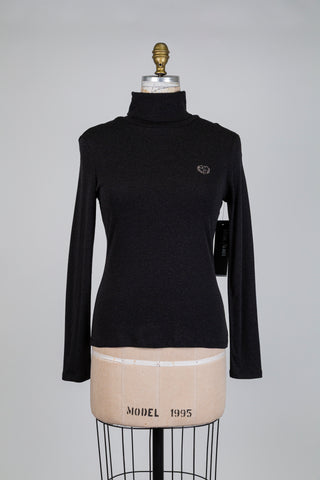 Gray turtleneck sweater with rhinestone heart (6)