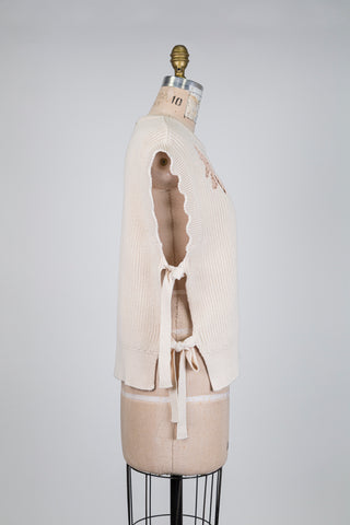 Débardeur COLIBRI en coton crème (XS à XXL)