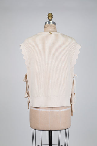 Débardeur COLIBRI en coton crème (XS à XXL)