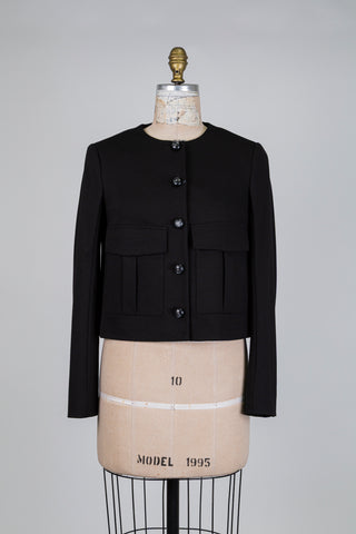 Veste noire contemporaine (6-10-12-14)