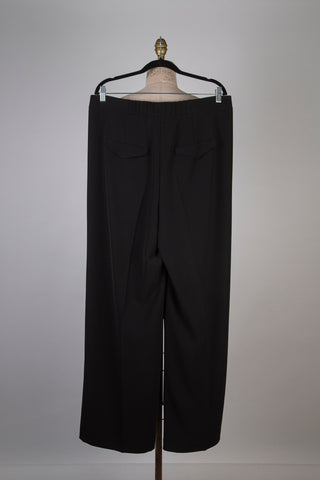 Pantalon tailleur mou chic noir (14)