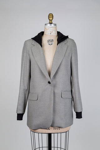 Blazer sport chic à capuchon amovible (8-12)