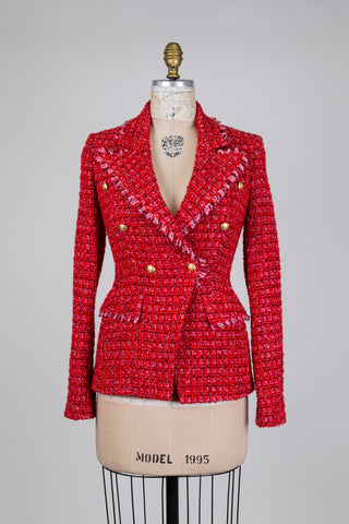 Chanel-style red tweed jacket (2)