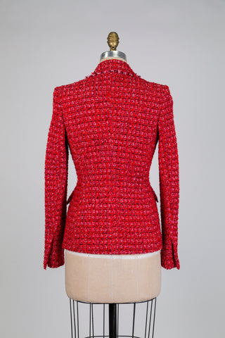 Chanel-style red tweed jacket (2)