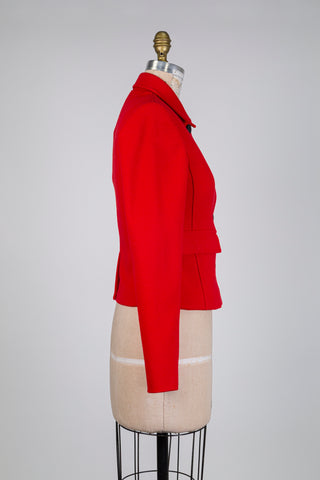 Retro twist red jacket (2)