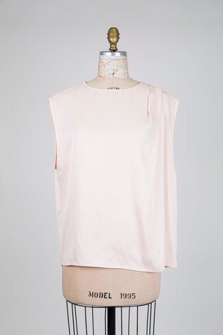 Soft pink top with pleated shoulders (16)