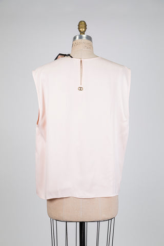 Soft pink top with pleated shoulders (16)