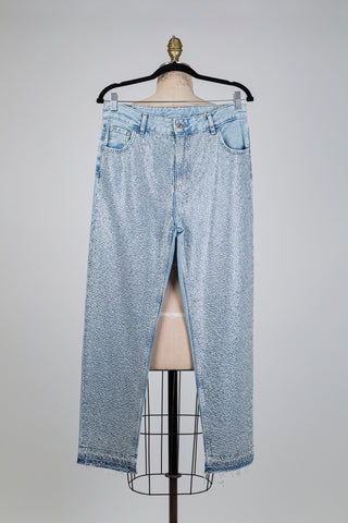Rhinestone denim pants (28-29-30)