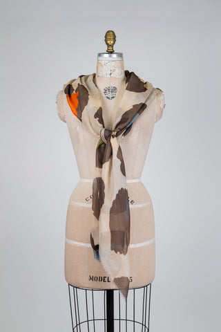 Foulard léopard coloré (TU)