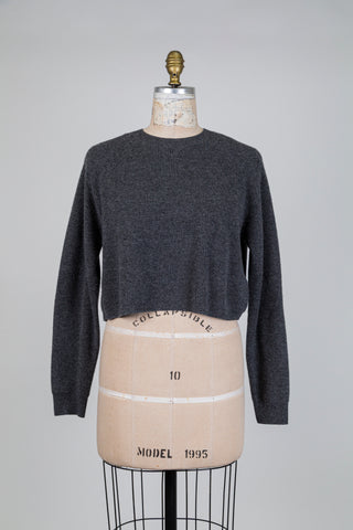 Grey duo-comfort sweater (M)